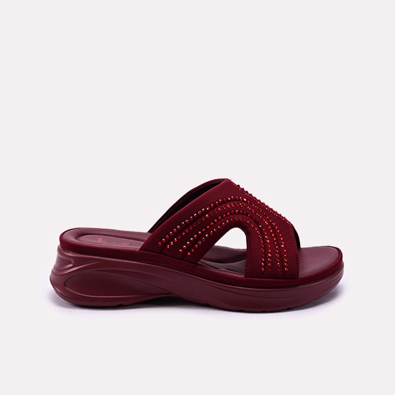 Casual Slipper Maroon 0413438