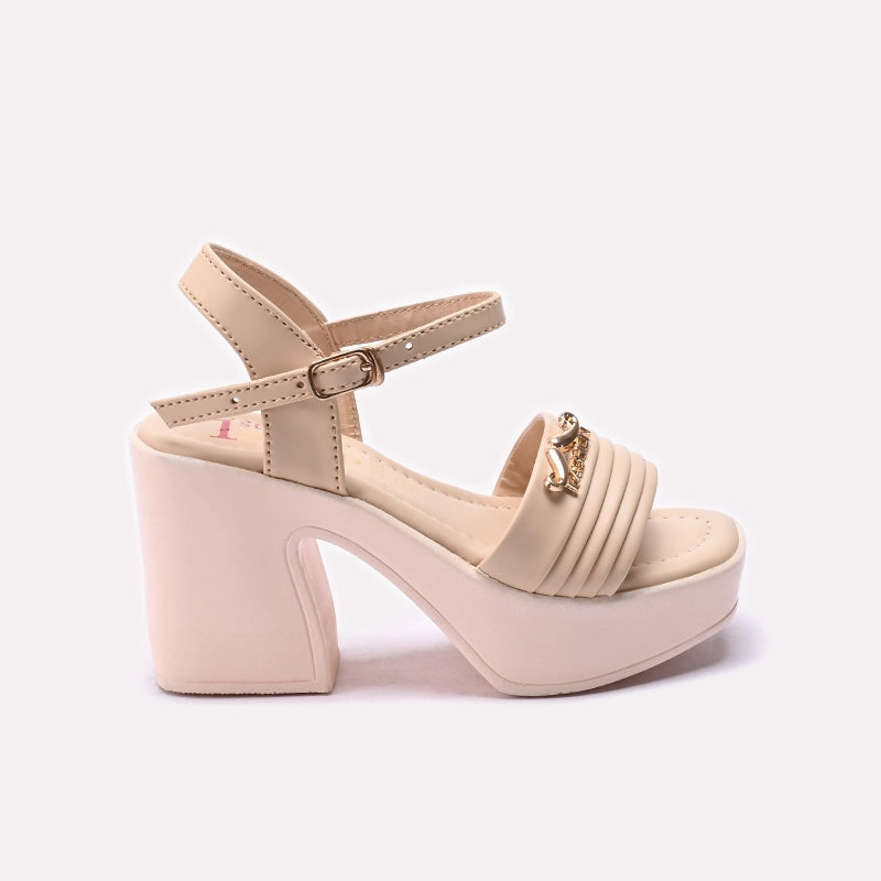 Girl Fancy Sandal Fawn 0721383