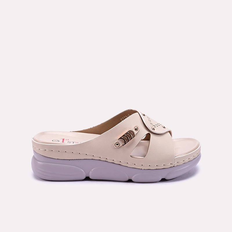 Womens Fawn Comfy Fancy Slippers