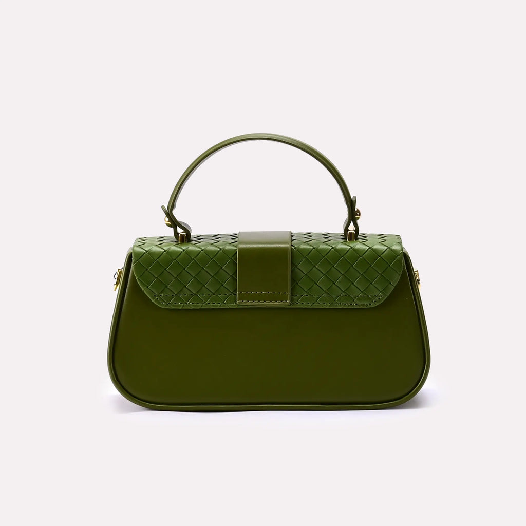 Casual Hand Bags Green 0322158