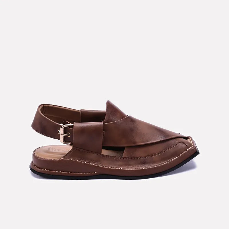 Brown Kaptan Peshawari Sandal 0140176
