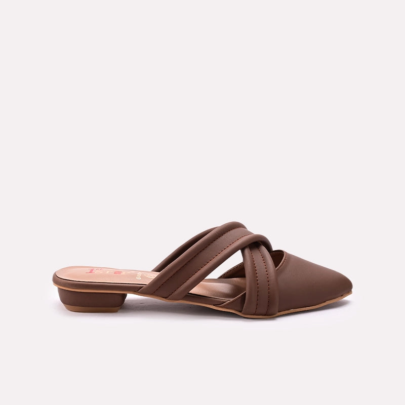 Brown Casual Mules 0431438