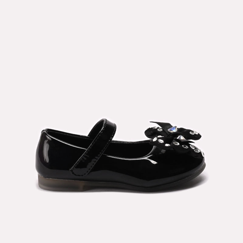 Girl Fancy Pumps Black 0710735