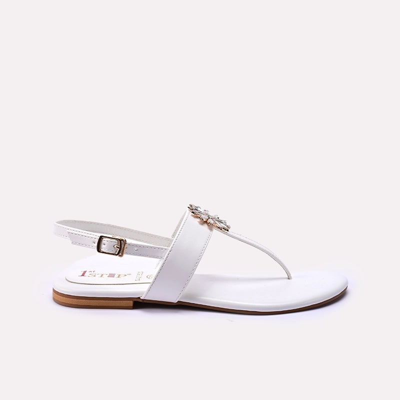Fancy Sandal White 0421630