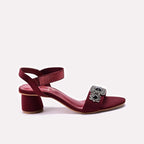 Fancy Sandal Maroon 0421684