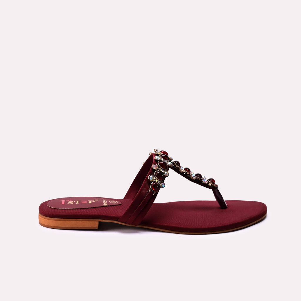 Fancy Slipper Maroon 0413871