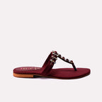 Fancy Slipper Maroon 0413871