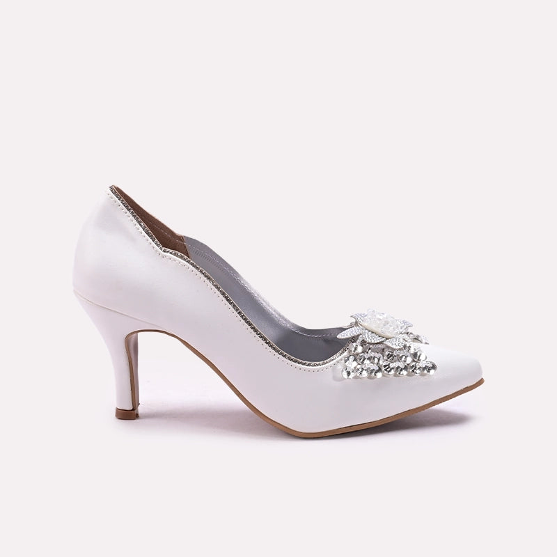 Bridal Court Shoes White 0450067