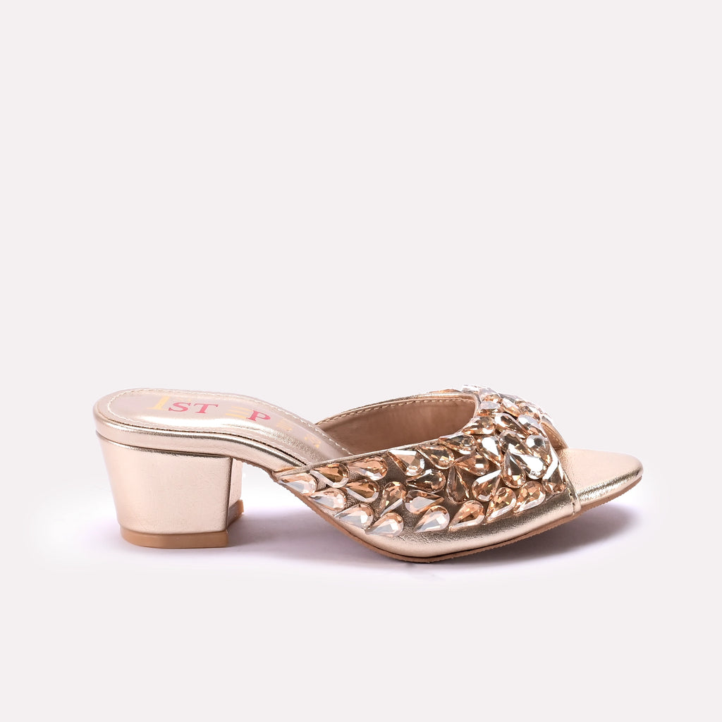 Baby Fancy Slipper Golden 0730398