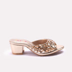 Baby Fancy Slipper Golden 0730398