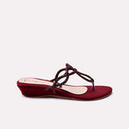 Fancy Slipper Maroon 0413640