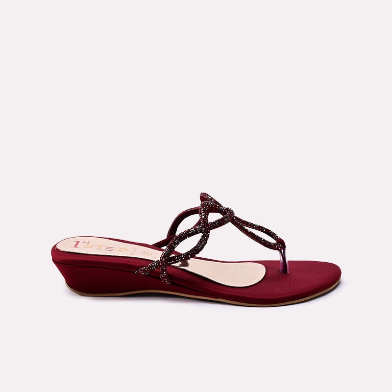 Fancy Slipper Maroon 0413640