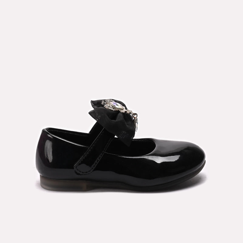 Girl Fancy Pumps Black 0710736