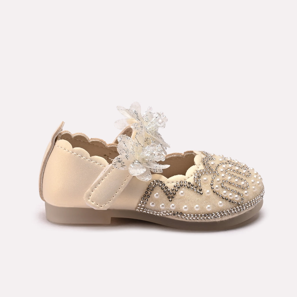 Girl Fancy Pumps Fawn 0710727
