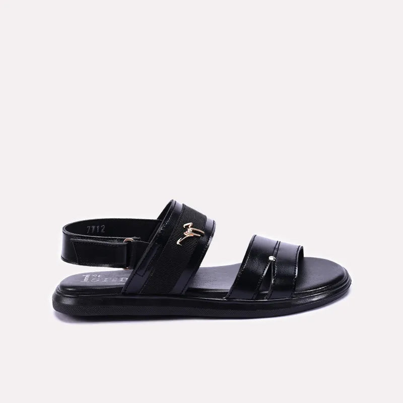 Black Mens Casual Sandals 0141088