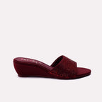 Fancy Slipper Maroon 0413979