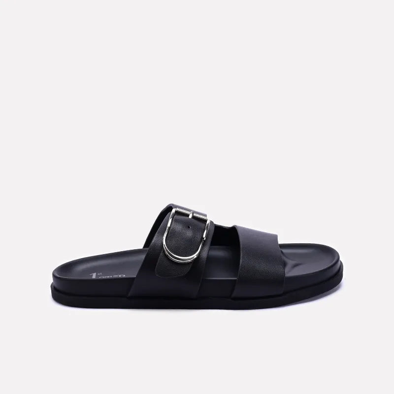 Black Casual Slides For Men 0151108