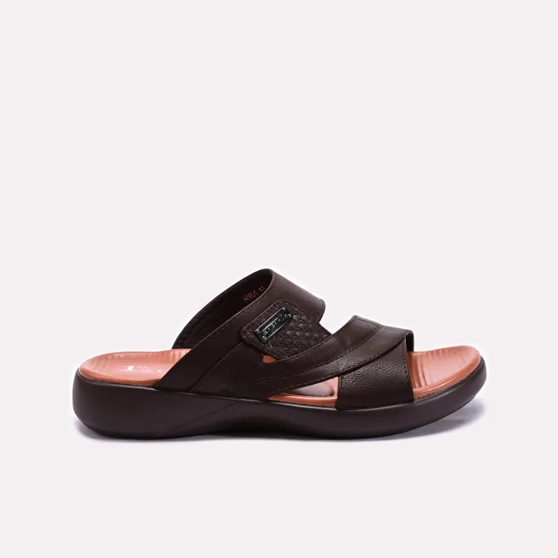 Brown Mens Casual Slippers 0151160