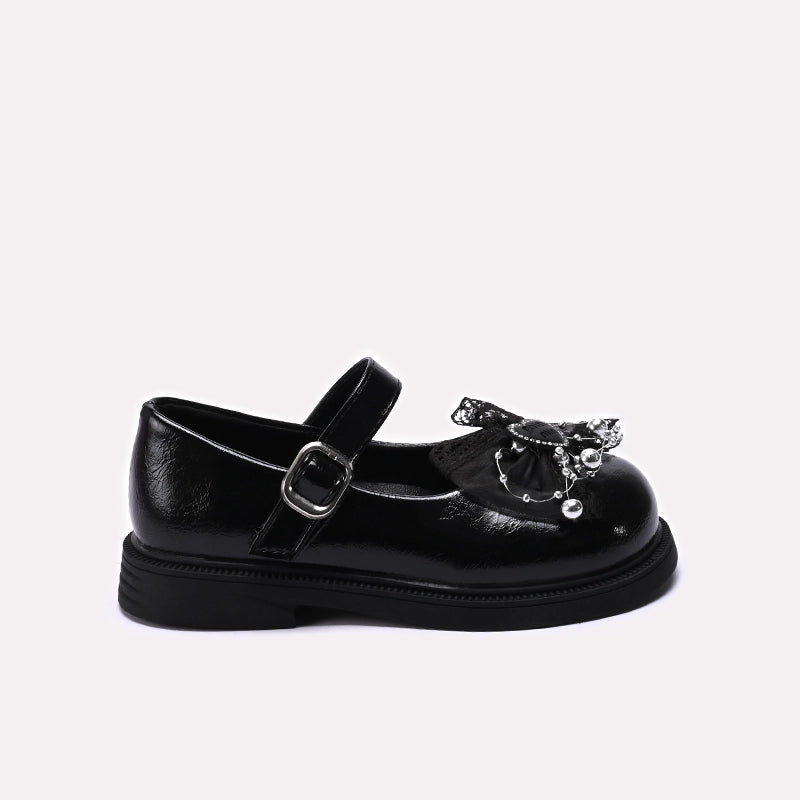 Girl Fancy Pumps Black 0710707