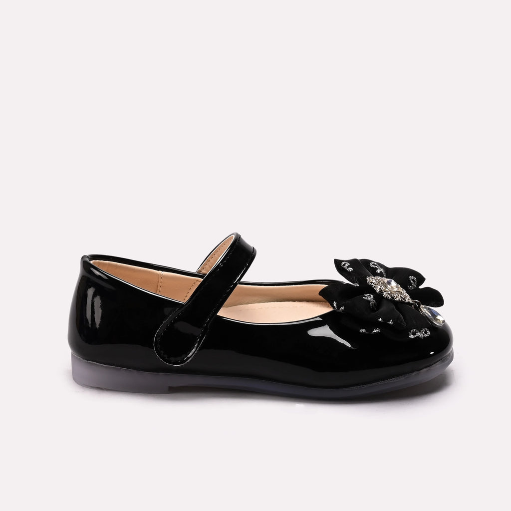 Girl Casual Pumps Black 0710720