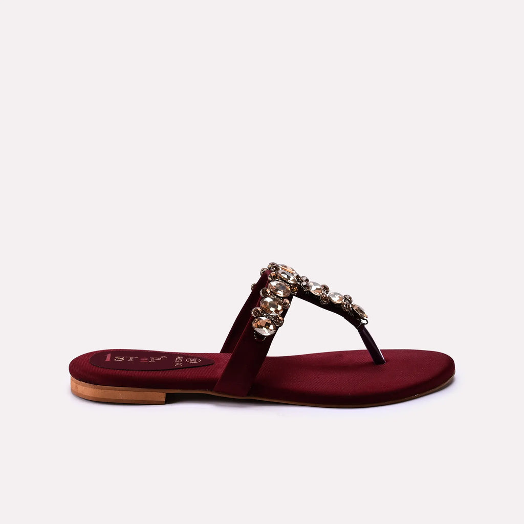 Fancy Slipper Maroon 0413711