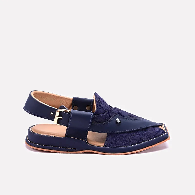 Kaptan Peshawari Sandal  Blue 0141000