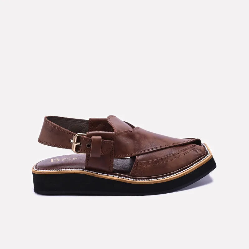 Brown Kaptan Peshawari Sandal 0140171