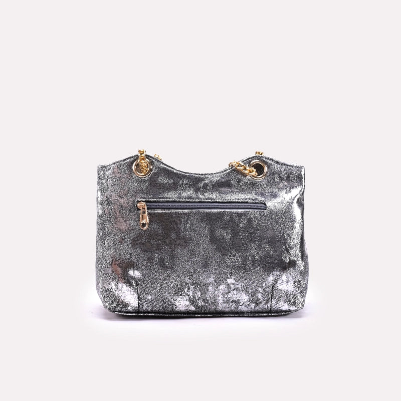 Gray Casual Shoulder Bags 0331428