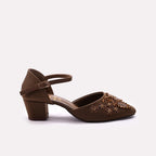 Bridal Court Shoes Brown 0450051