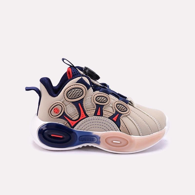 Blue Automatic Lace Shoes For Boys 0650537