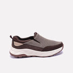 Brown Chunky Slip On Sneakers 0120555