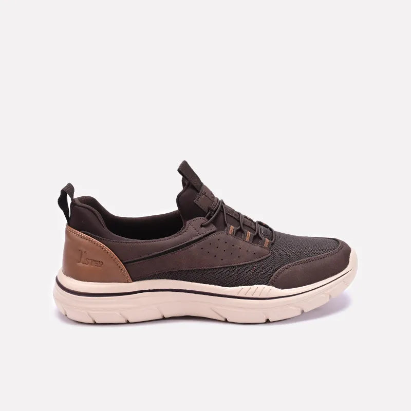 Brown Casual Sneakers Mens 0120571
