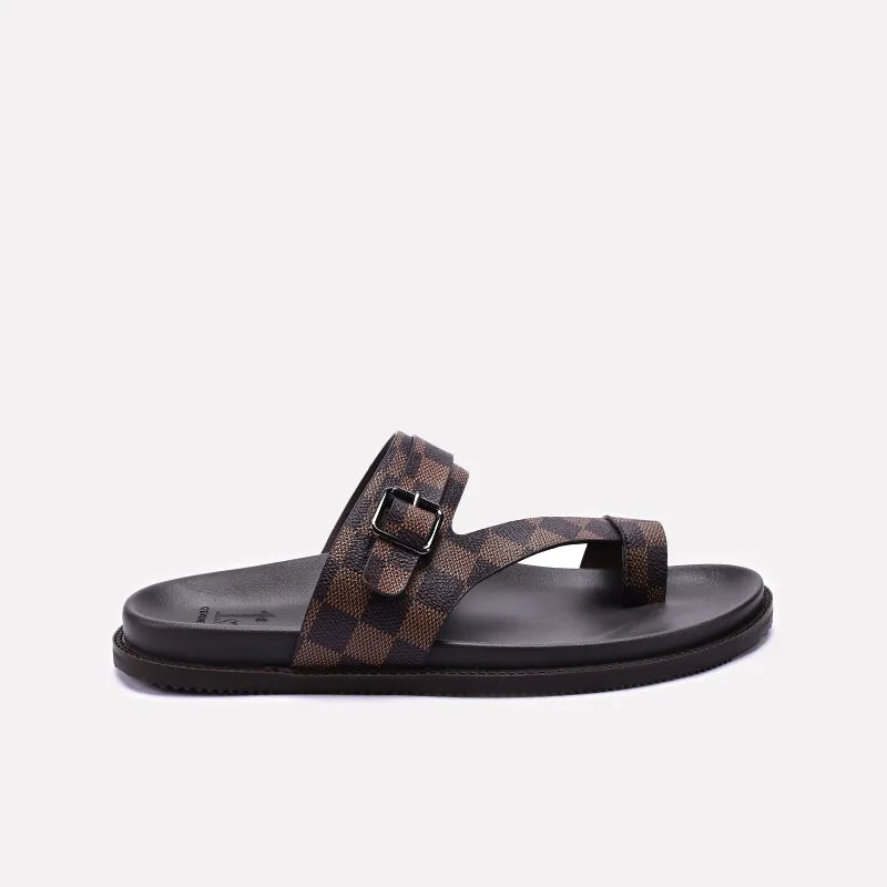 Brown Mens Casual Slippers 0151123