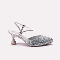 Bridal Court Shoes Silver 0450146