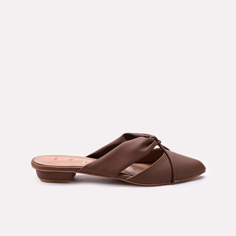 Brown Casual Mules 0431437