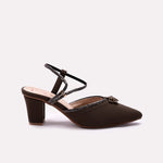 Fancy Court Shoes Brown 0450078