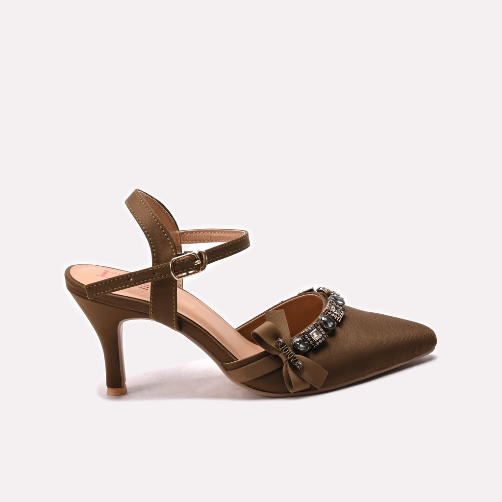 Fancy Court Shoes Brown 0450230