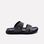 Mens Gray Comfy Casual Slippers