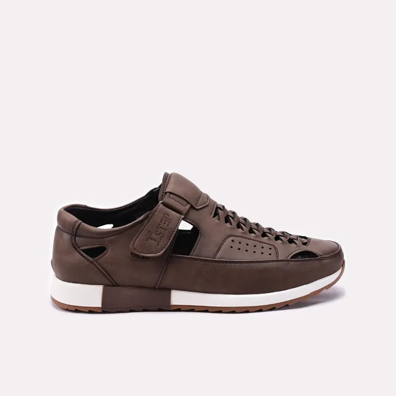 Brown Roman Sandal 0141252