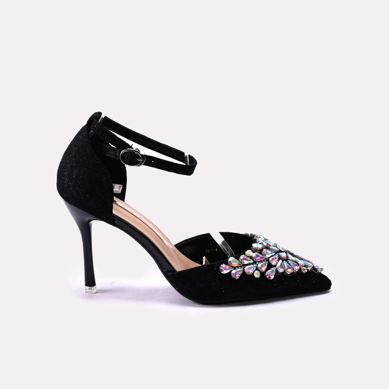 Bridal Court Shoes Black 0450195