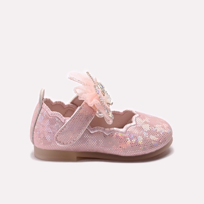 Girl Fancy Pumps Pink 0710738