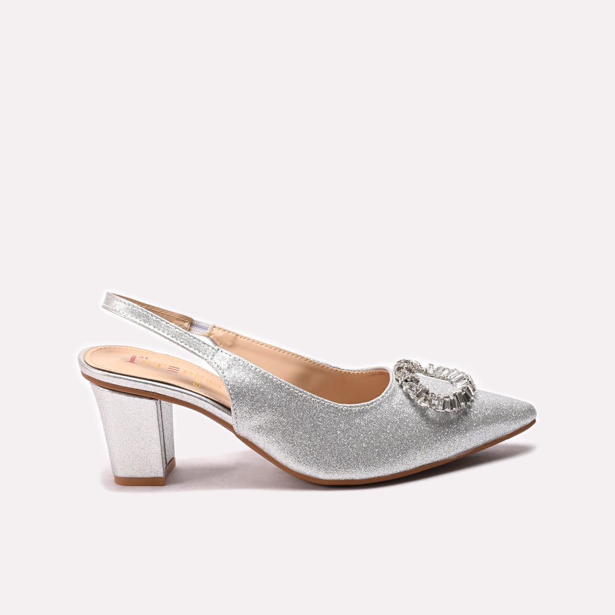 Fancy Court Shoes Silver 0450222