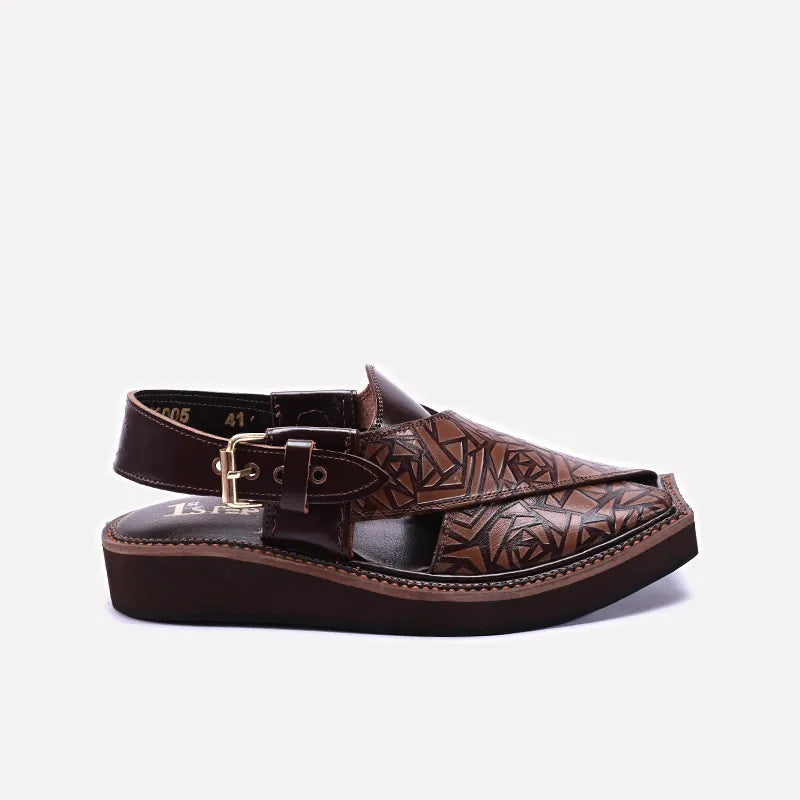 Kaptan Peshawari Sandal  Brown 0141005