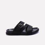 Mens Black Casual Slippers