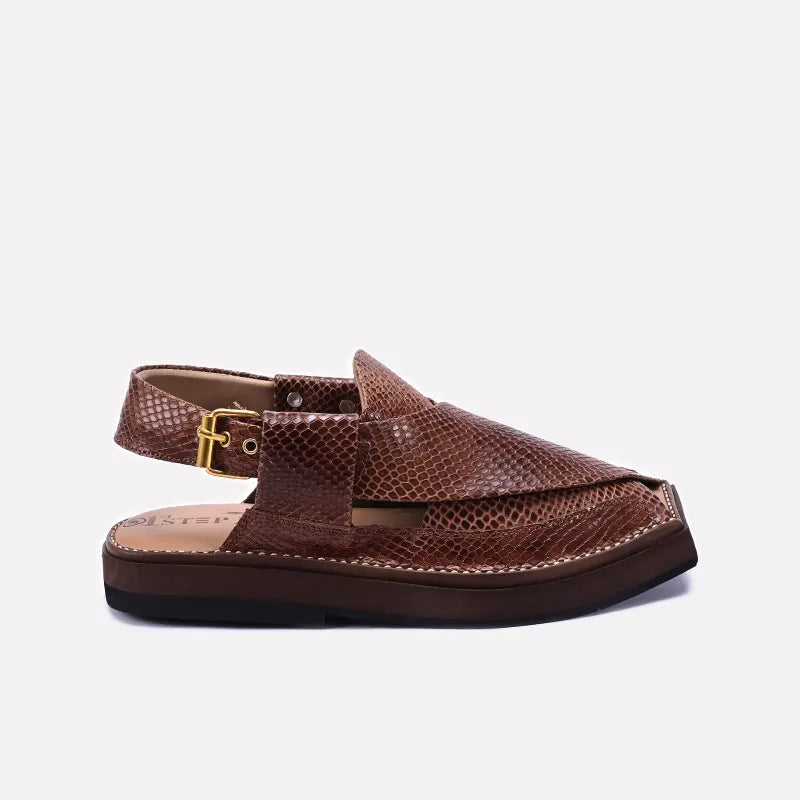 Brown Kaptan Peshawari Sandal 0140746