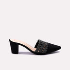 Fancy Court Shoes Black 0450136