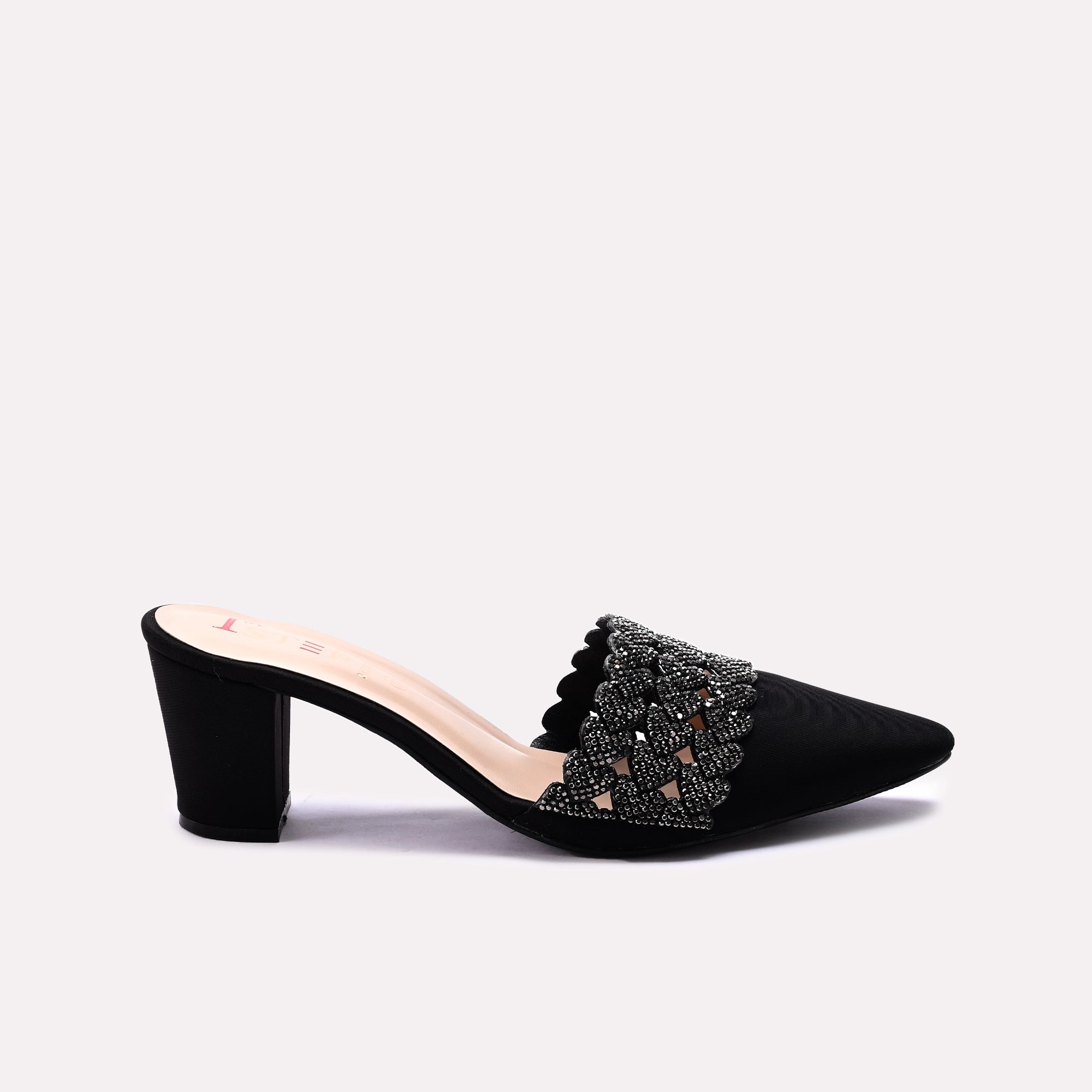 Fancy Court Shoes Black 0450136