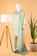 Celadon Grace 3 Piece Stitched Cotton Suit  15D0142
