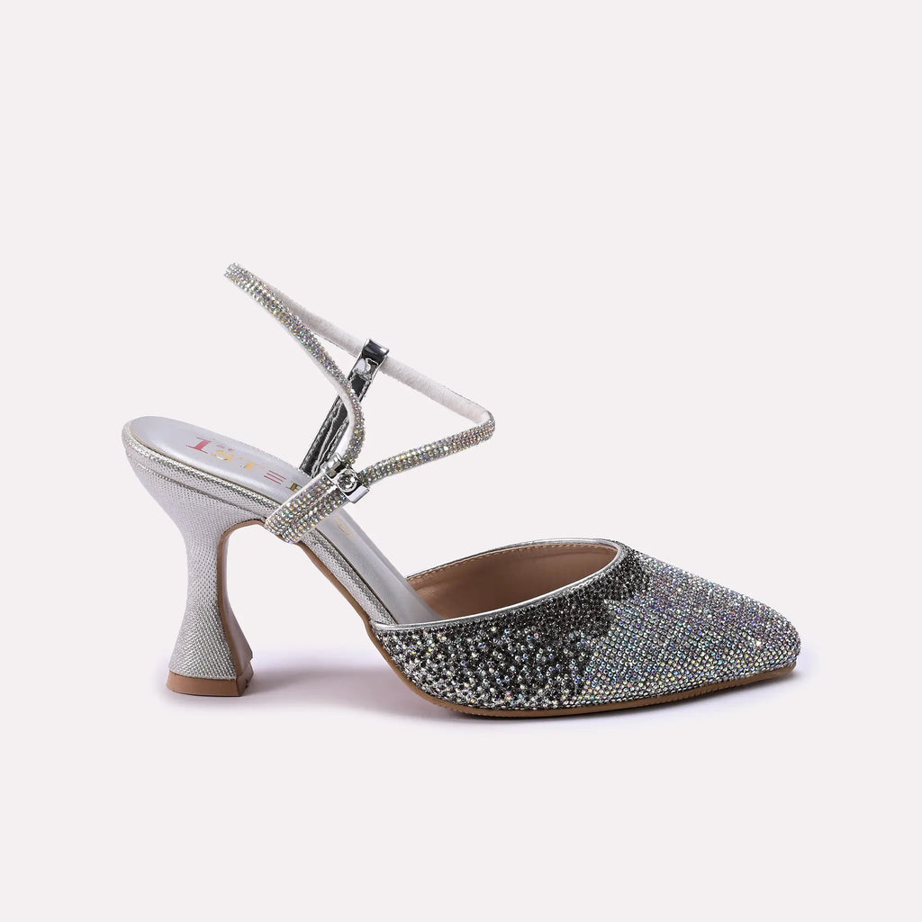 Bridal Court Shoes Silver 0450149
