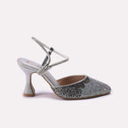 Bridal Court Shoes Silver 0450149